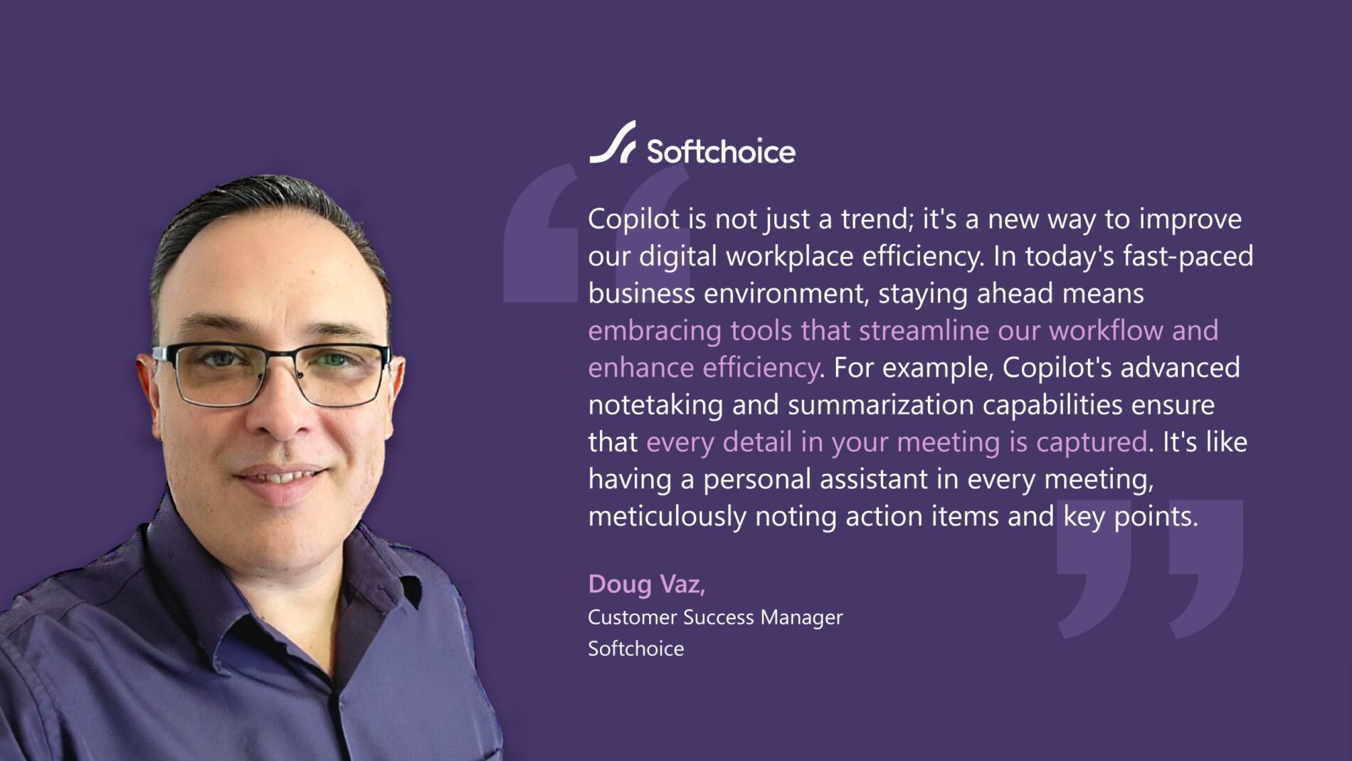 Softchoice Building Softchoice is building the transformation roadmap with Copilot - Source ...