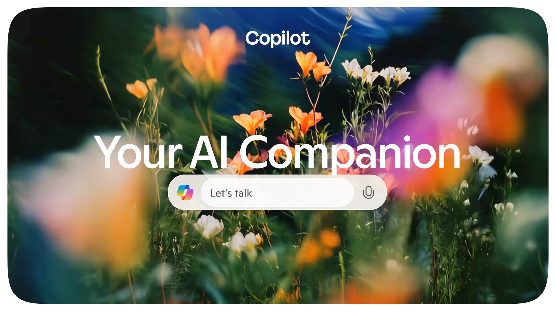 An image of the Copilot screen with the words: Your AI Companion