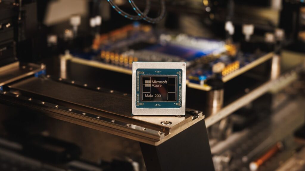 Image of Maia 200 chip