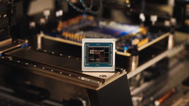 Image of Maia 200 chip